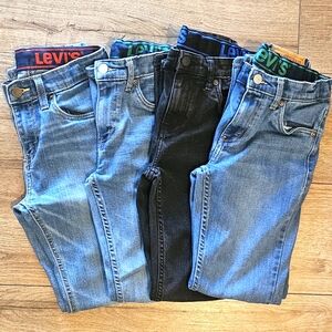 Lightly Worn - LEVI'S lot - Lot of 4 Jeans, Size Boys 12